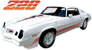 Camaro Phoenix Graphix Replacement for 1980 1981 Chevrolet Z28 Decals & Stripes Kit - Silver